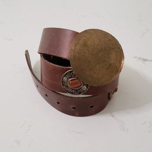 Brown, Beaded Belt
